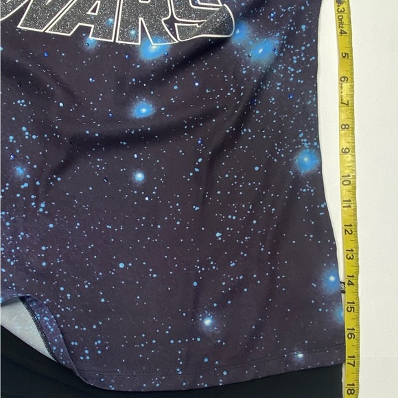 Rock & Republic Star Wars Collab. Women’s Tank SM Glitter Glow in the Dark - Picture 6 of 10